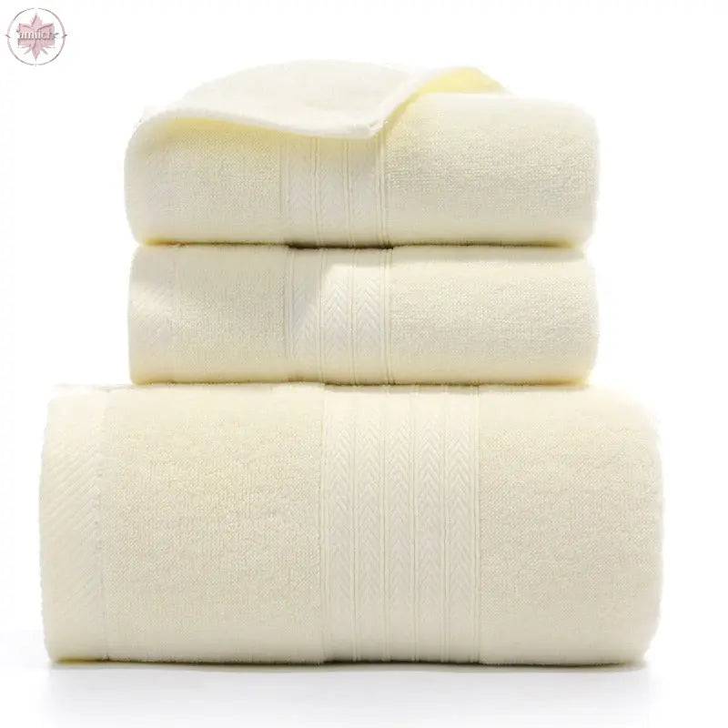 Towel Set Of Pure Cotton Towel Bath Towel Three-Piece Gift Set Xinjiang Cotton - Lamiiche