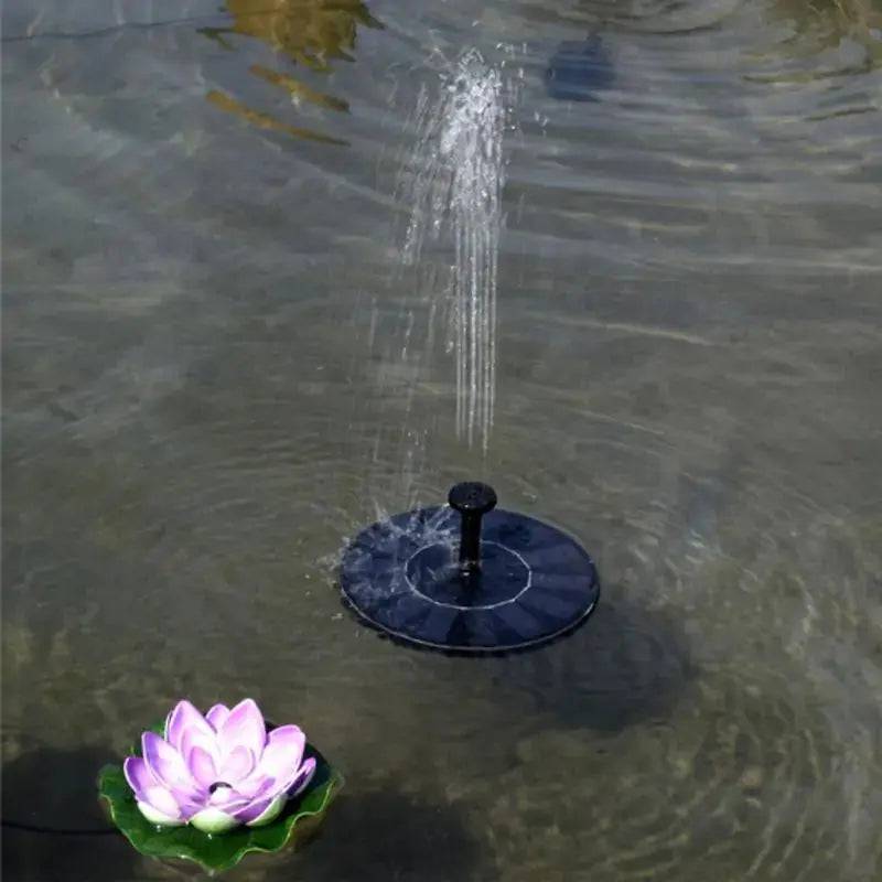 Mini Solar Powered Floating Water Panel Fountain Pump - Lamiiche