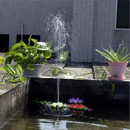 Mini Solar Powered Floating Water Panel Fountain Pump - Lamiiche