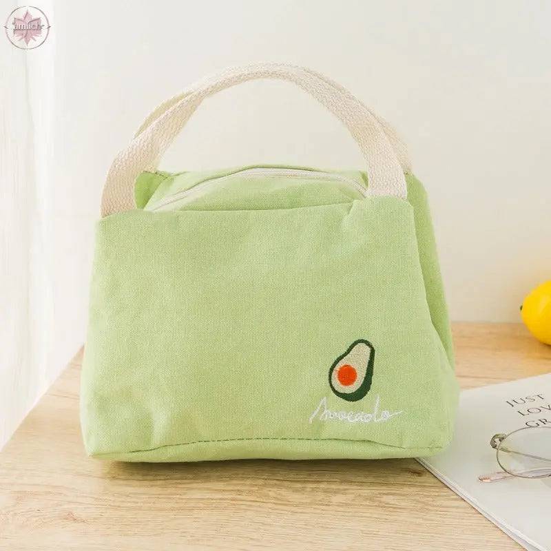 Insulated bag with thick aluminum foil, insulated lunch box bag with zipper, rice bag, meal bag, lunch box bag - Lamiiche