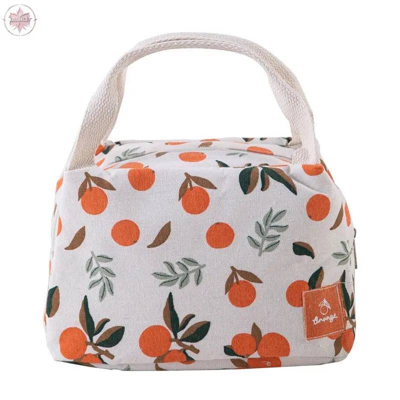 Insulated bag with thick aluminum foil, insulated lunch box bag with zipper, rice bag, meal bag, lunch box bag - Lamiiche