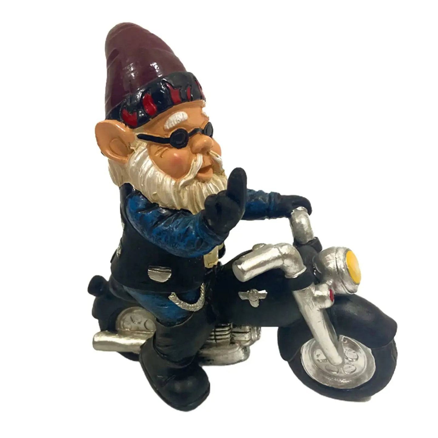 Biker Garden Gnome - Lamiiche