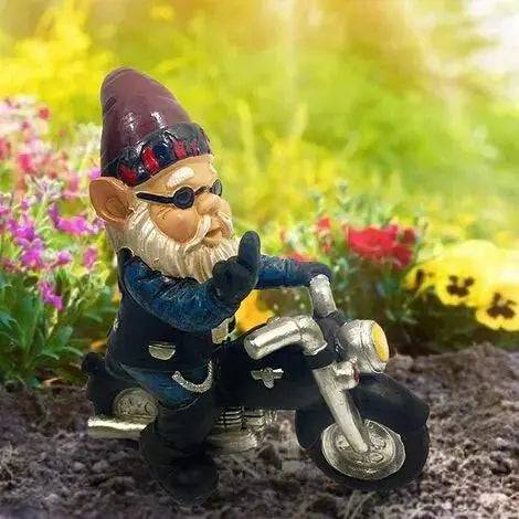 Biker Garden Gnome - Lamiiche