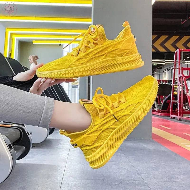 Women Yellow Sneakers - Lamiiche