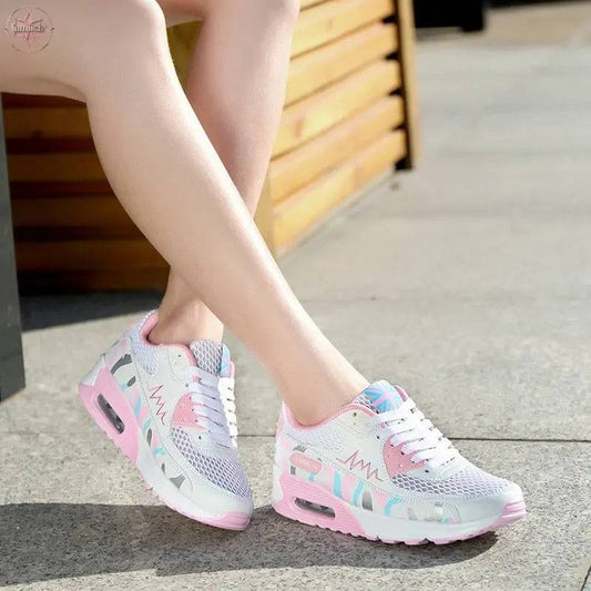 Sport Running Shoes Woman Outdoor Breathable Comfortable Couple Shoes - Lamiiche