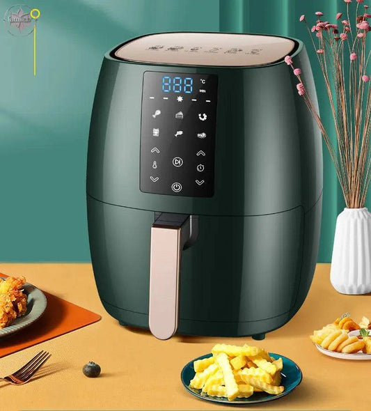 Household Appliances Smart Touch Automatic Power Off Touch Large Capacity Air Fryer Visual Air Fryer 5.5L - Lamiiche