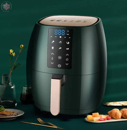 Household Appliances Smart Touch Automatic Power Off Touch Large Capacity Air Fryer Visual Air Fryer 5.5L - Lamiiche