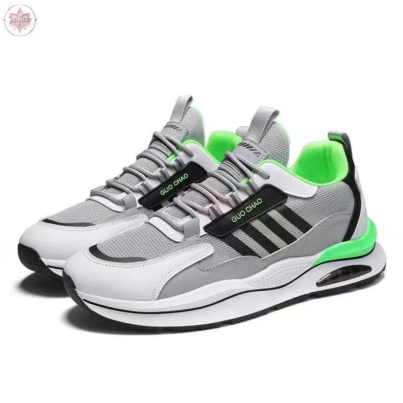 Mesh breathable sports shoes, Korean version, fashionable and trendy shoes, travel shoes, running shoes - Lamiiche