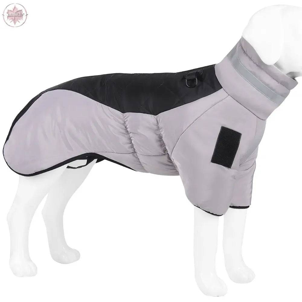 Pet Clothes Autumn And Winter Thickened Large Dog Clothes Reflective Warm Pet Cotton Padded Clothes Pet Clothes - Lamiiche