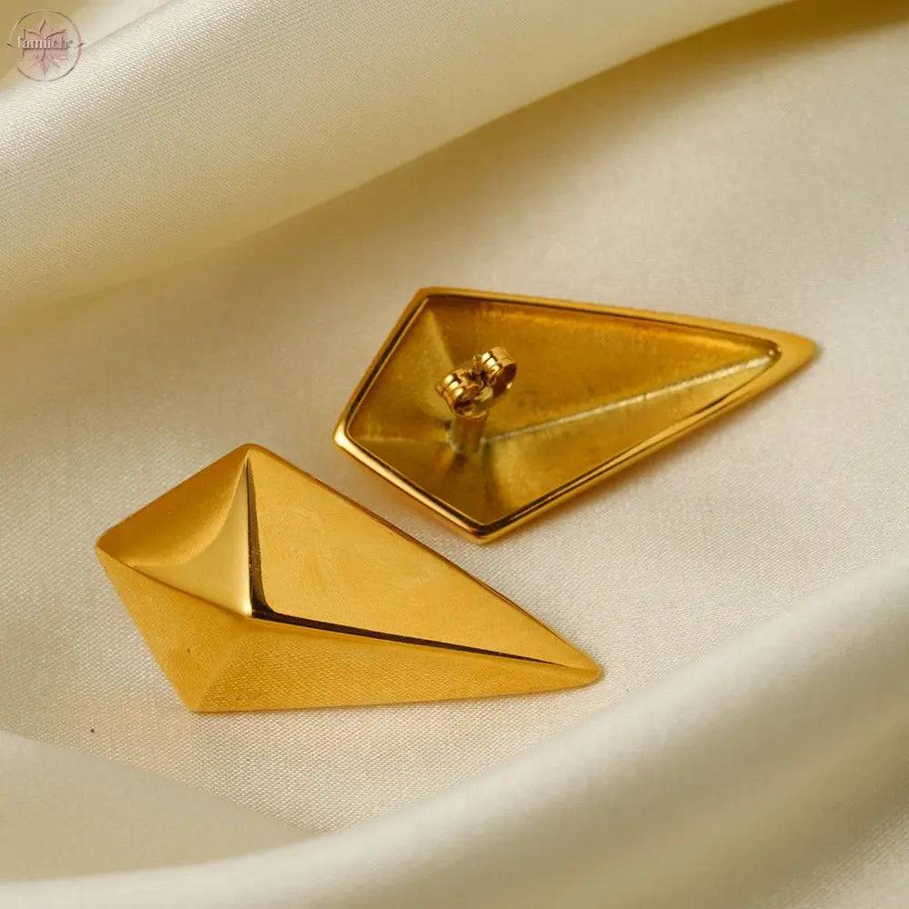 Long rhombus earrings - Lamiiche