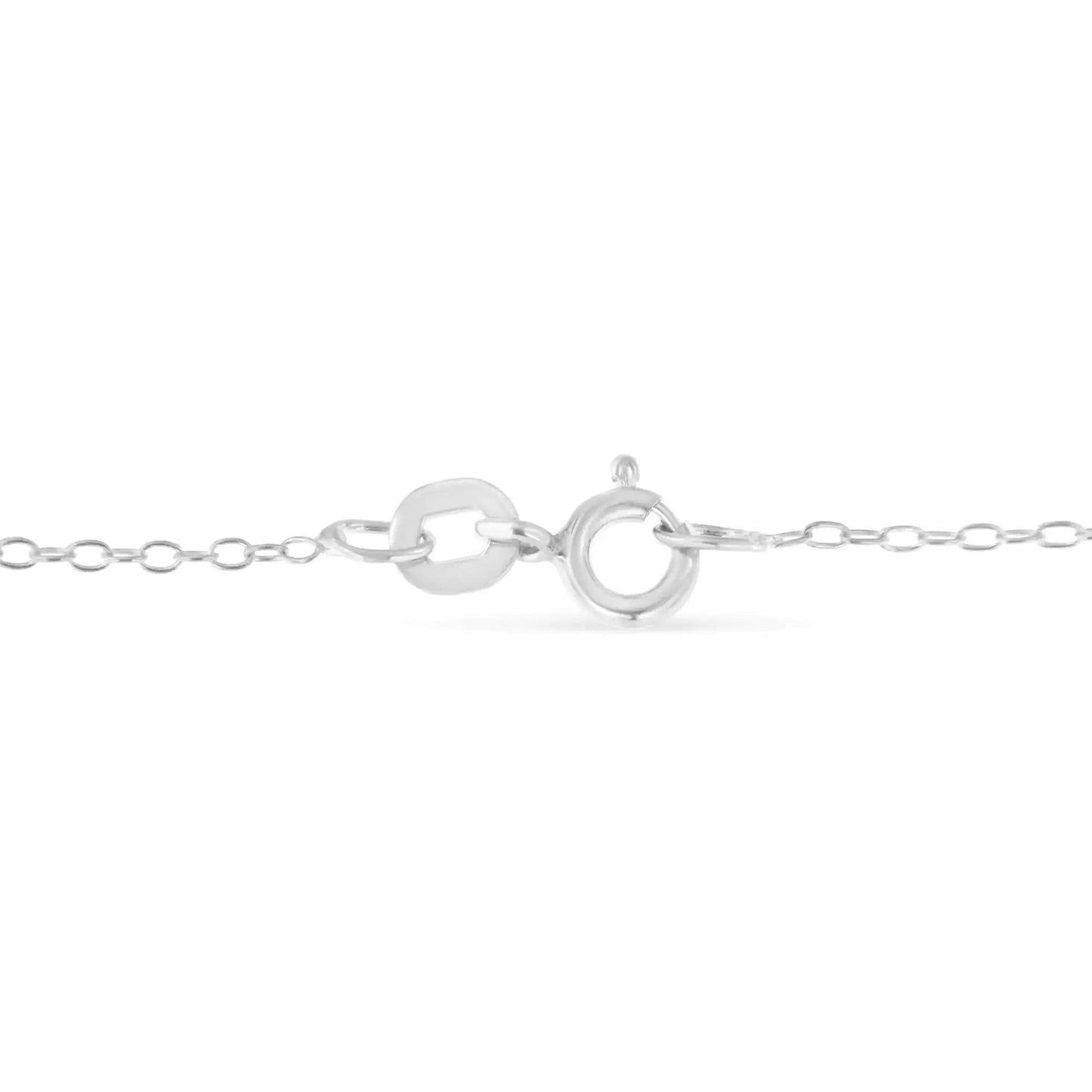 Sterling Silver Diamond Station Necklace (1/2 cttw, I-J Color, I1-I2 Clarity) - Lamiiche