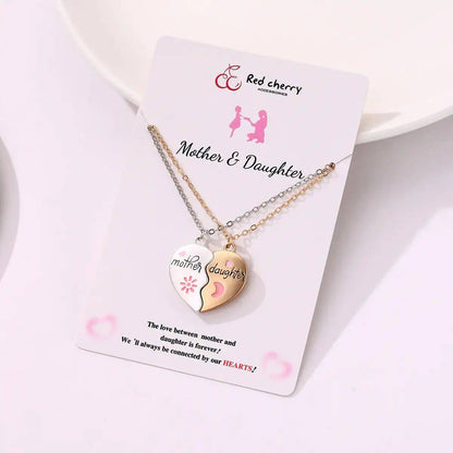 Fashion Jewelry Mother Daughter Necklace - Lamiiche