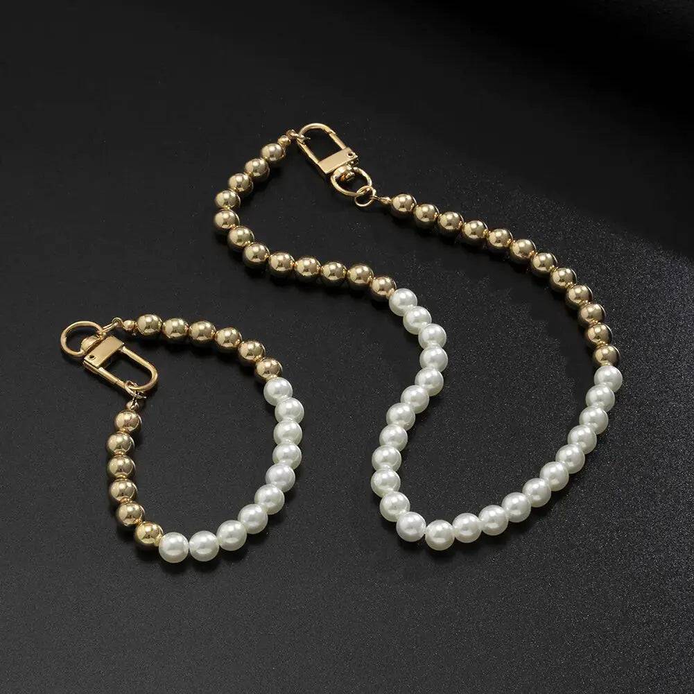 Natural Pearl Stitching Jewelry Set - Lamiiche