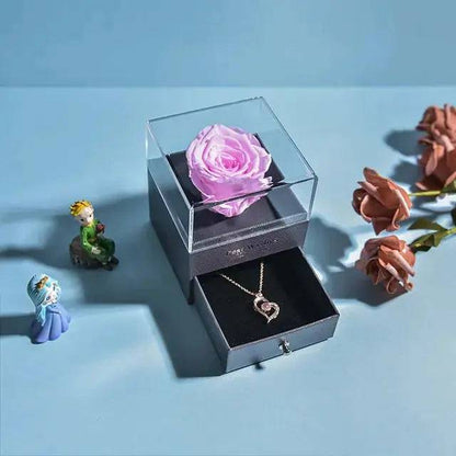 Valentine Eternal Rose Jewelry Gift Box - Lamiiche