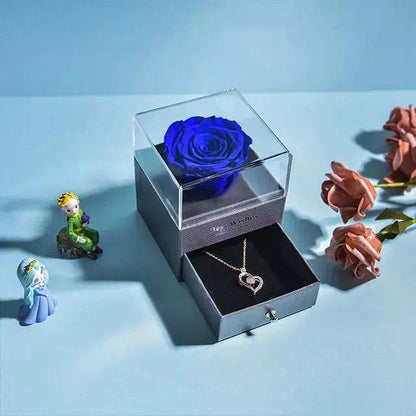 Valentine Eternal Rose Jewelry Gift Box - Lamiiche