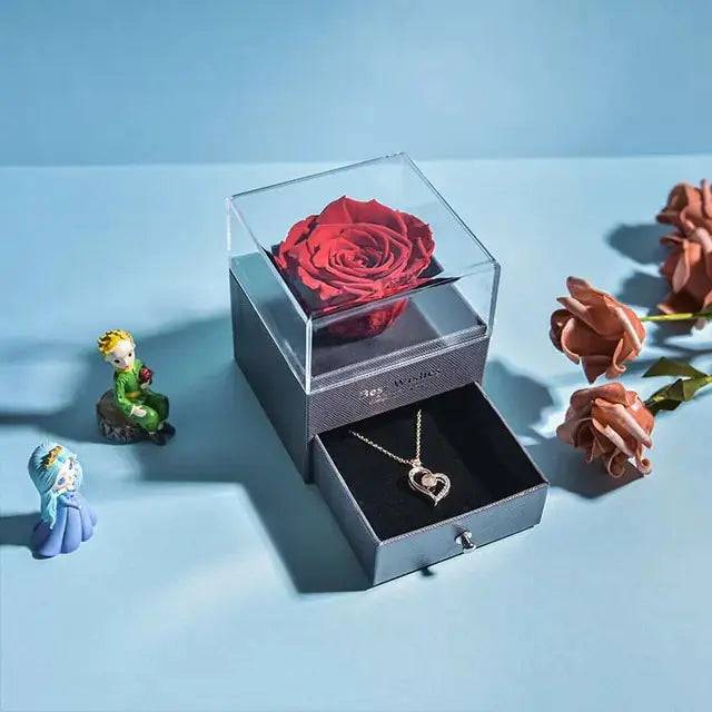 Valentine Eternal Rose Jewelry Gift Box - Lamiiche