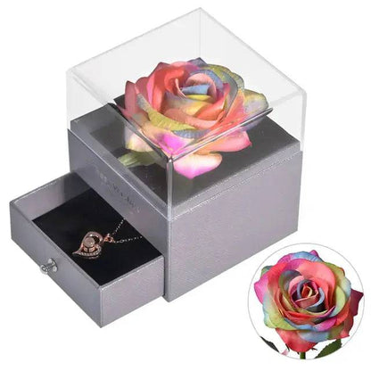 Valentine Eternal Rose Jewelry Gift Box - Lamiiche