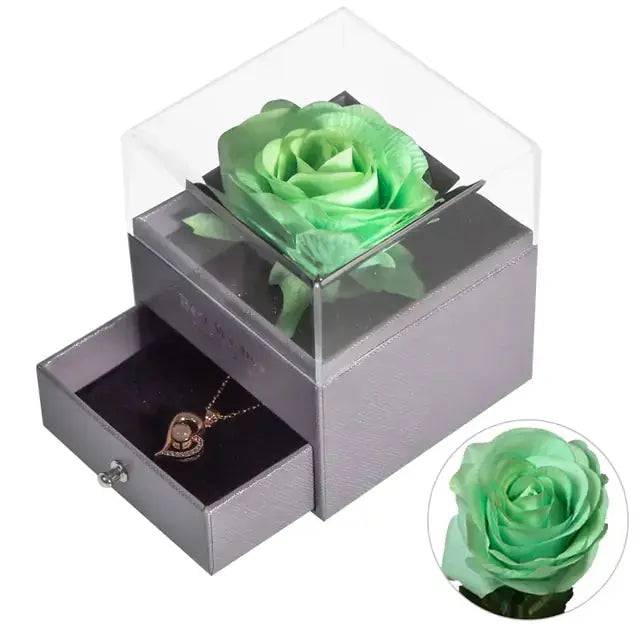 Valentine Eternal Rose Jewelry Gift Box - Lamiiche