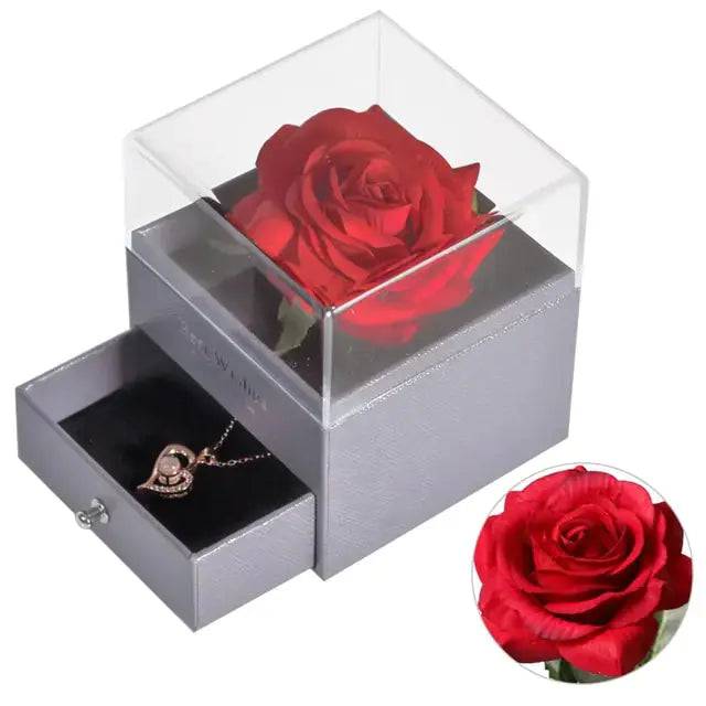 Valentine Eternal Rose Jewelry Gift Box - Lamiiche