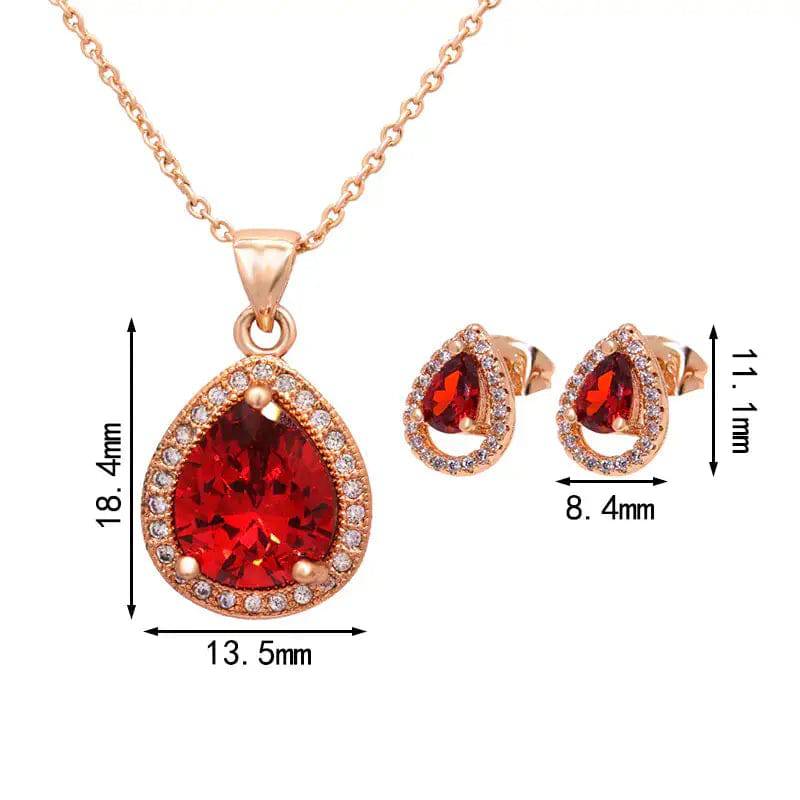 Zircon Jewelry Set - Lamiiche