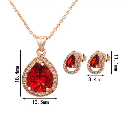 Zircon Jewelry Set - Lamiiche