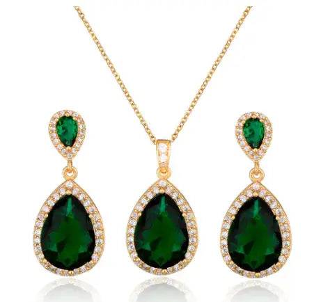 Zircon Jewelry Set - Lamiiche