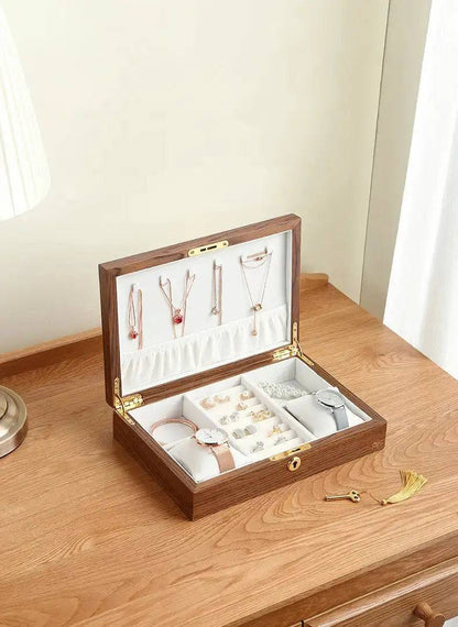 Wooden Jewelry Box/Jewelry Holder - Lamiiche