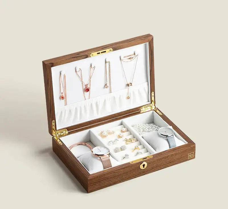 Wooden Jewelry Box/Jewelry Holder - Lamiiche