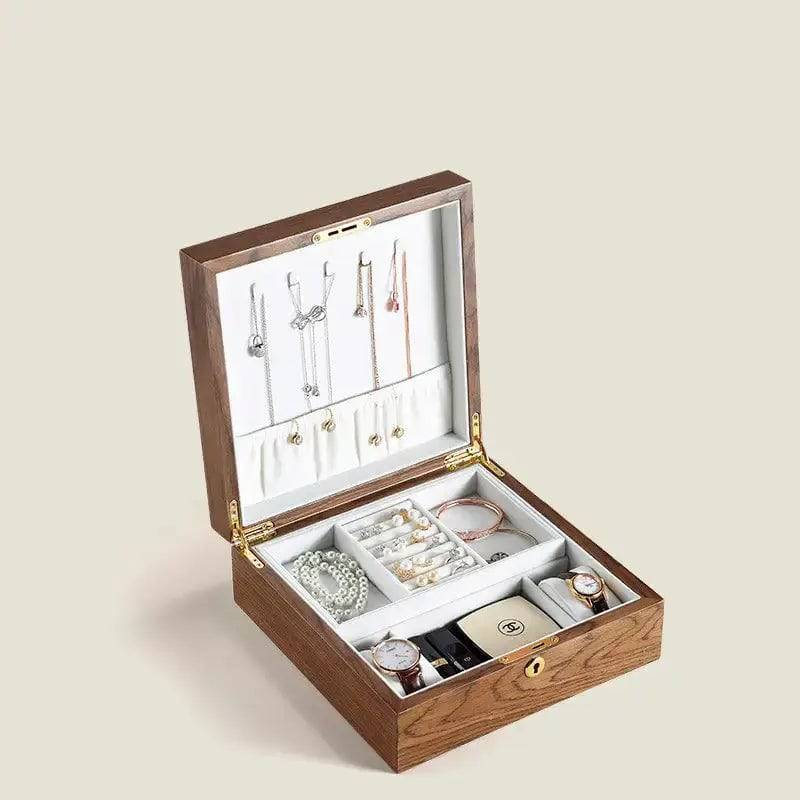 Wooden Jewelry Box/Jewelry Holder - Lamiiche