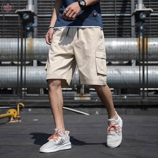 Mens Mens New Summer Shorts Sports Pants Trend Beach Pants Students Cargo Pants - Lamiiche