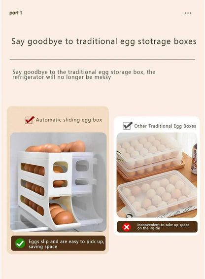 4 Tiers Egg Holder for Fridge - Lamiiche