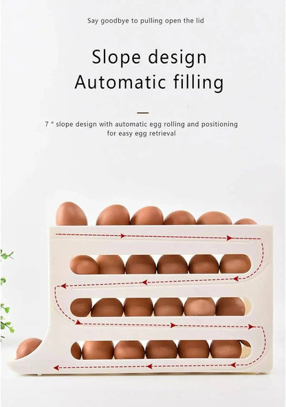 4 Tiers Egg Holder for Fridge - Lamiiche