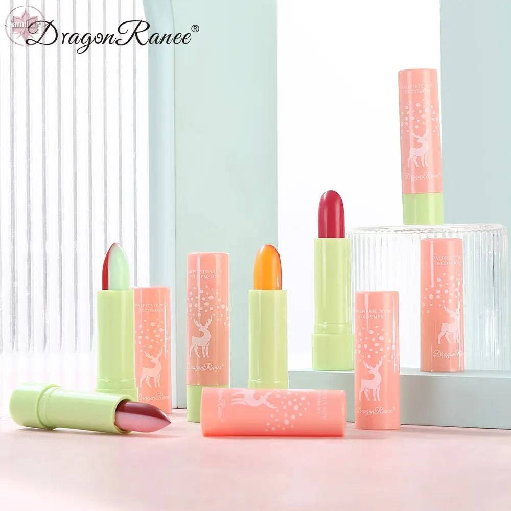 Macaron Color Changing Single And Double Color Lipstick Lipstick Lasting And Not Easy To Decolorize Biting Lip Moisturizing Warm Color Lipstick - Lamiiche