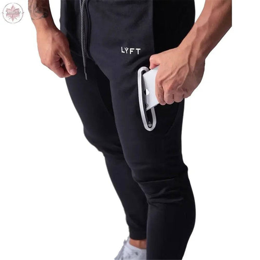 New Jogging Pants Men Sport Sweatpants Running Pants Men Joggers Cotton Trackpants Slim Fit Pants Bodybuilding Trouser - Lamiiche