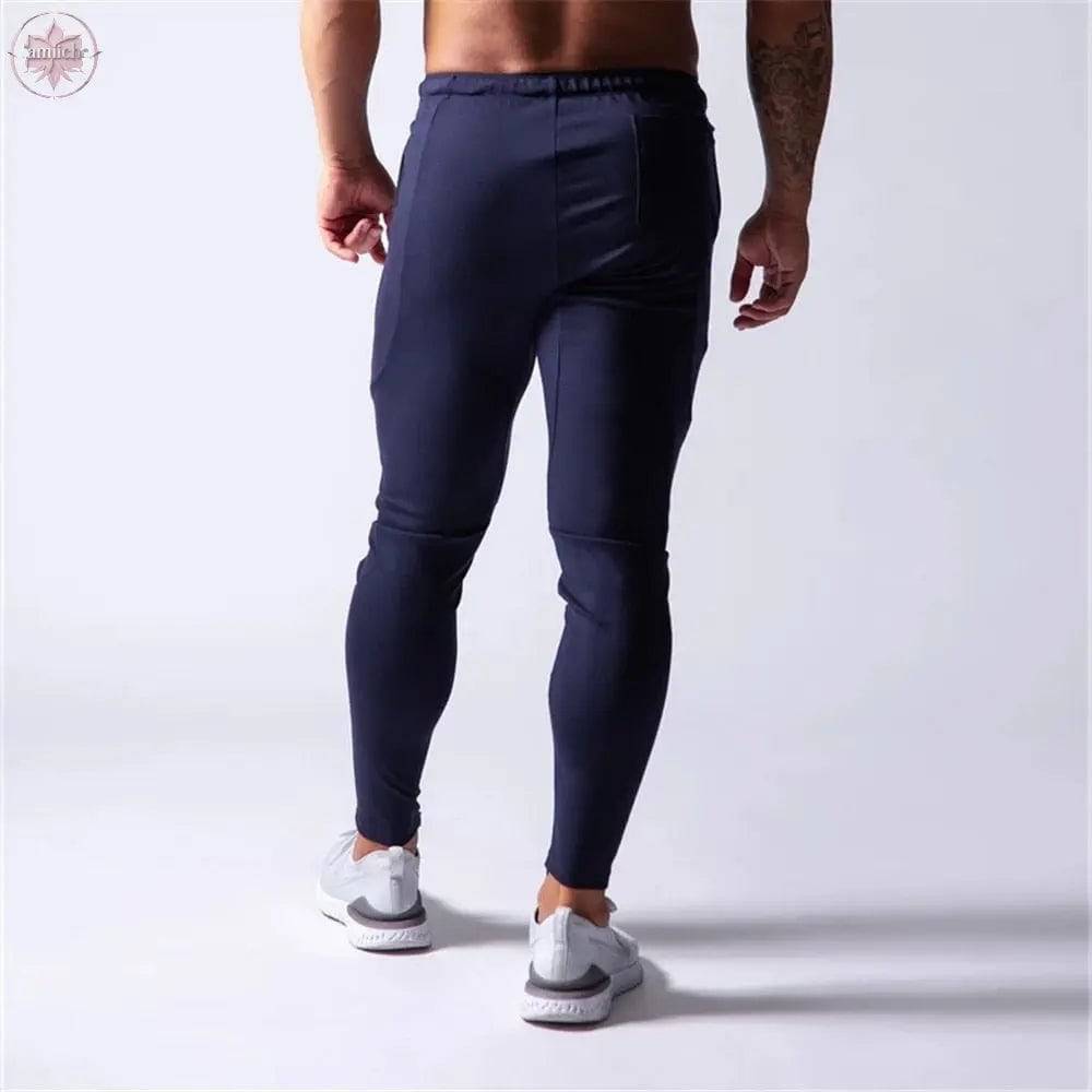 New Jogging Pants Men Sport Sweatpants Running Pants Men Joggers Cotton Trackpants Slim Fit Pants Bodybuilding Trouser - Lamiiche