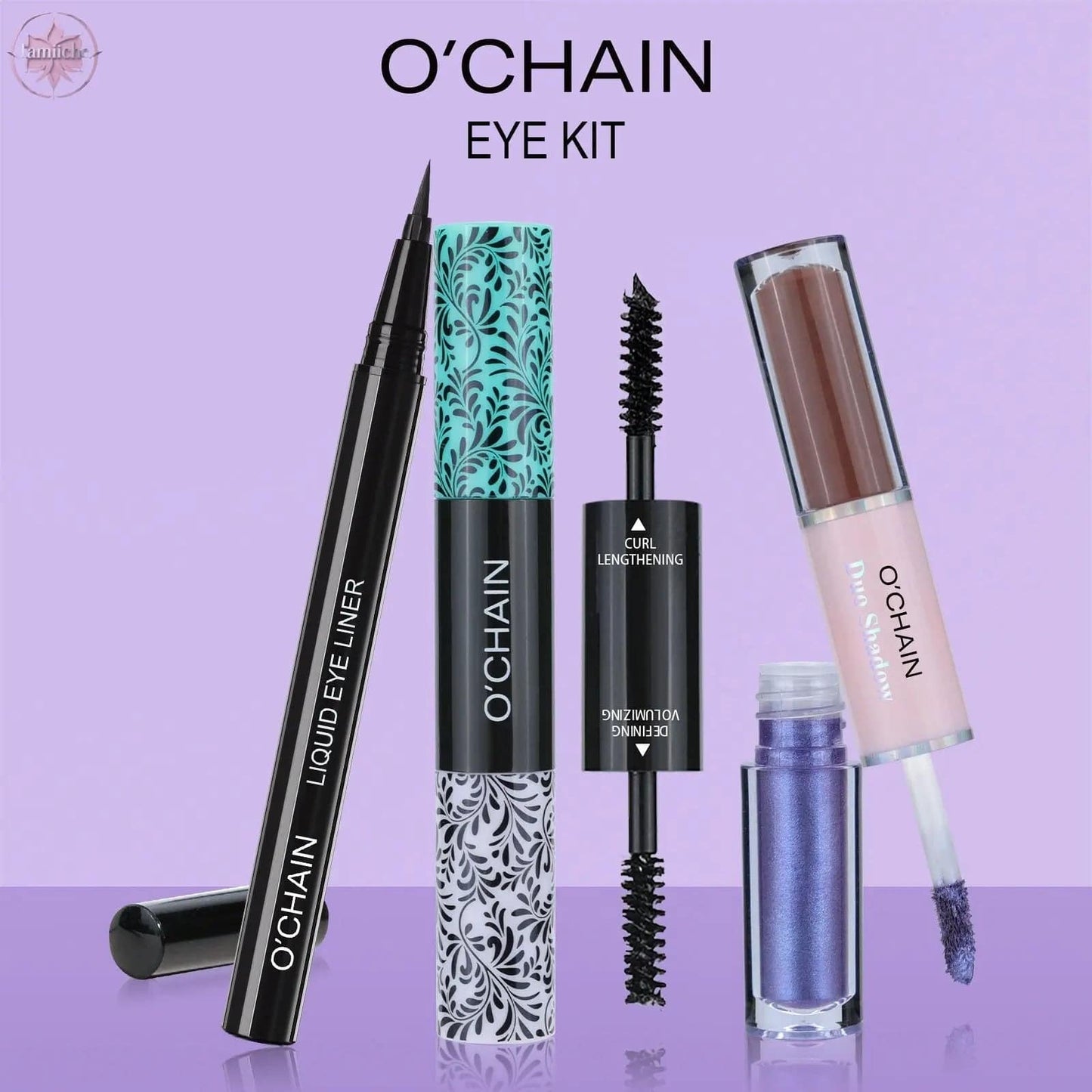 O'CHAI NMascara, long, thick, curling eyeliner, ultra-fine waterproof, non-smudge liquid eyeshadow - Lamiiche