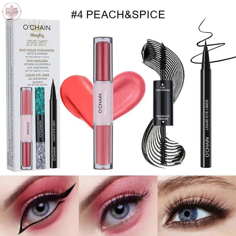 O'CHAI NMascara, long, thick, curling eyeliner, ultra-fine waterproof, non-smudge liquid eyeshadow - Lamiiche