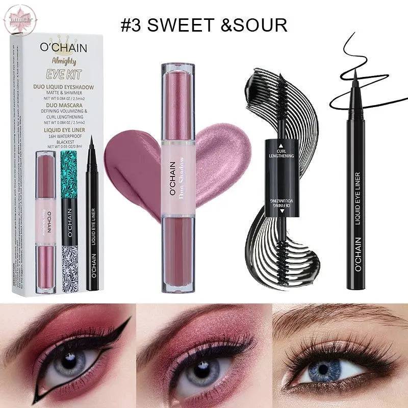 O'CHAI NMascara, long, thick, curling eyeliner, ultra-fine waterproof, non-smudge liquid eyeshadow - Lamiiche