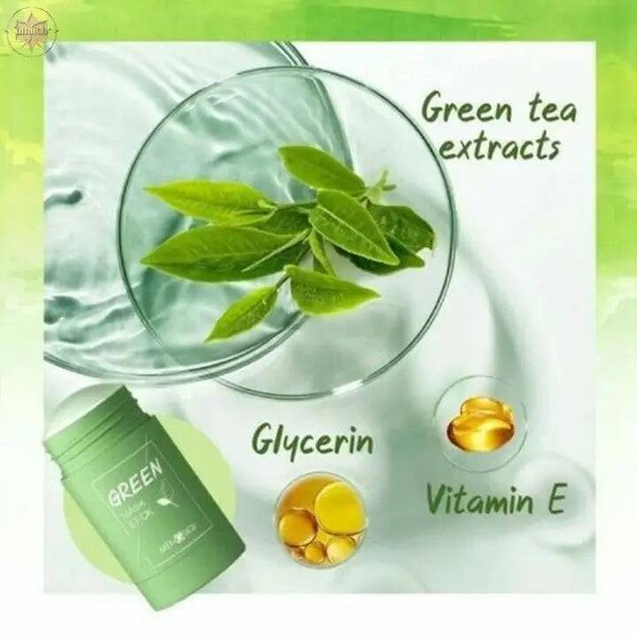 Green Tea Cleansing Mask Stick - Lamiiche