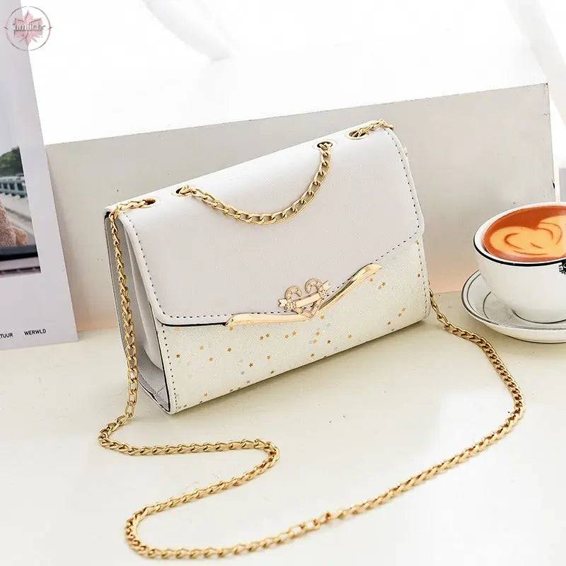 New Women's Bag Single Shoulder Crossbody Bag Sequin Fashion Bag Korean Edition Women's Shoulder Bag Mobile Bag Wallet Trend - Lamiiche