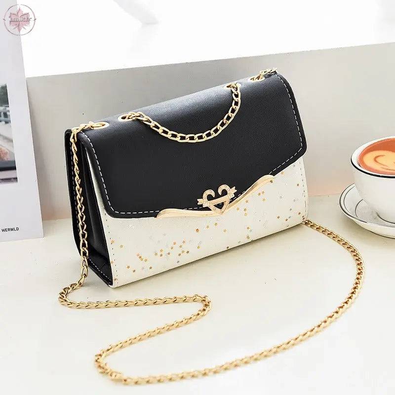 New Women's Bag Single Shoulder Crossbody Bag Sequin Fashion Bag Korean Edition Women's Shoulder Bag Mobile Bag Wallet Trend - Lamiiche