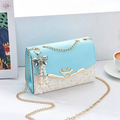 New Women's Bag Single Shoulder Crossbody Bag Sequin Fashion Bag Korean Edition Women's Shoulder Bag Mobile Bag Wallet Trend - Lamiiche