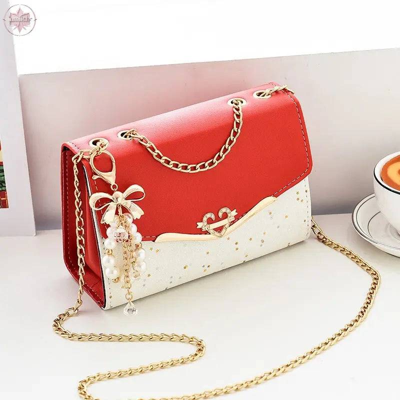 New Women's Bag Single Shoulder Crossbody Bag Sequin Fashion Bag Korean Edition Women's Shoulder Bag Mobile Bag Wallet Trend - Lamiiche