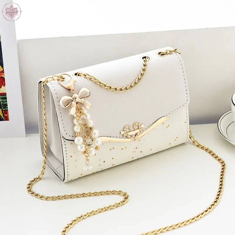 New Women's Bag Single Shoulder Crossbody Bag Sequin Fashion Bag Korean Edition Women's Shoulder Bag Mobile Bag Wallet Trend - Lamiiche