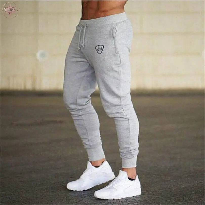 Men Joggers Sweatpants Men Joggers Trousers Sporting Clothing The high quality Bodybuilding Pants/Sweat-absorbent and breathable bottoming vest - Lamiiche