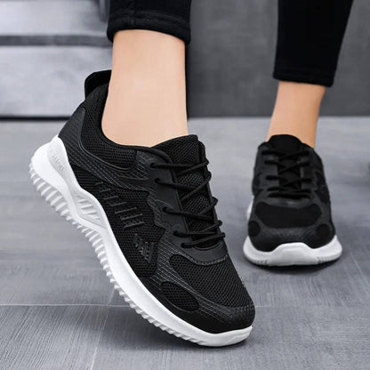 Shoes women 2024 spring and autumn new fashion casual breathable running shoes soft sole women sports shoes - Lamiiche