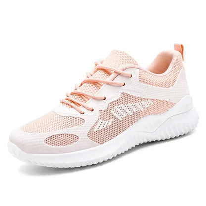 Shoes women 2024 spring and autumn new fashion casual breathable running shoes soft sole women sports shoes - Lamiiche