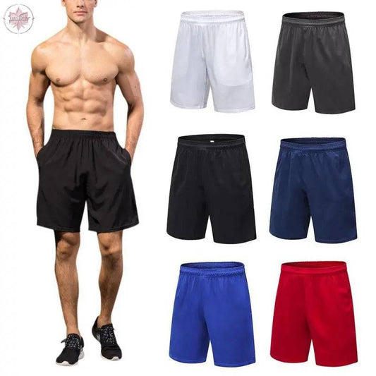 Running Shorts Men Compression Marathon Quick Dry Gym Tights Sport Shorts With Pocket Plus Size Running Shorts Men - Lamiiche