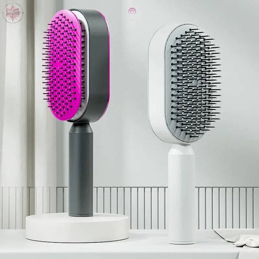 Self Cleaning Anti-Static Hair Brush - Lamiiche