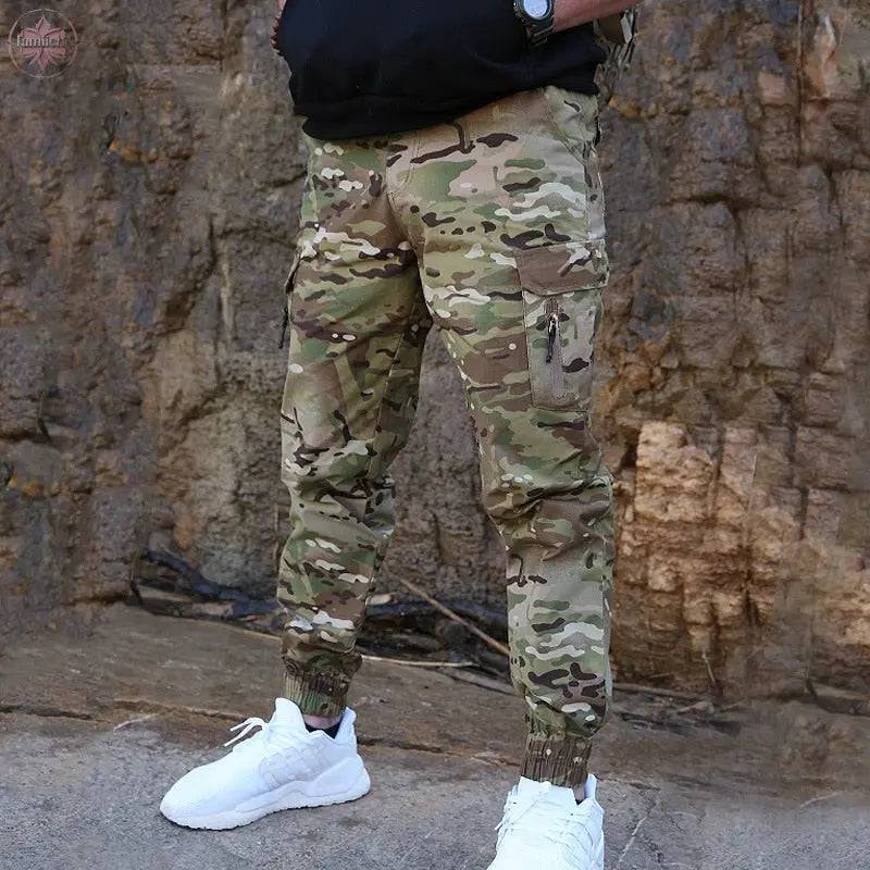 Mege Brand Men Fashion Streetwear Casual Camouflage Jogger Pants Tactical Military Trousers Men Cargo Pants for Droppshipping - Lamiiche